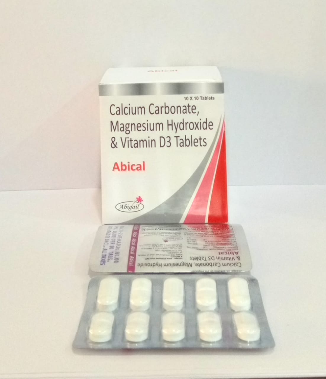 Calcium Carbonate 1250 mg + Magnesium Oxide 100mg + Vitamin D 3 250 I.U. ( BLISTER)